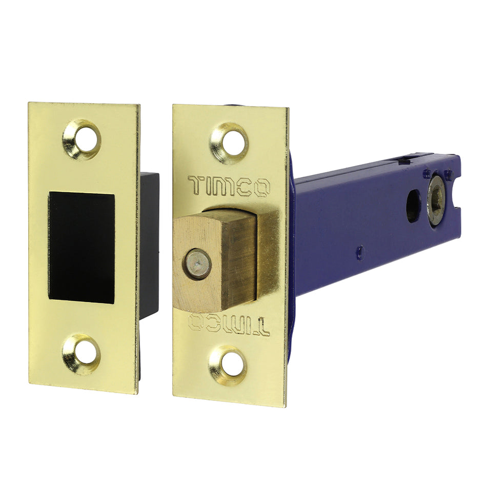 A heavy duty architectural pattern tubular deadbolt for use in high use domestic and commercial applications. The deadbolt is to be used in conjunction with a bathroom turn that has a 5mm spindle.