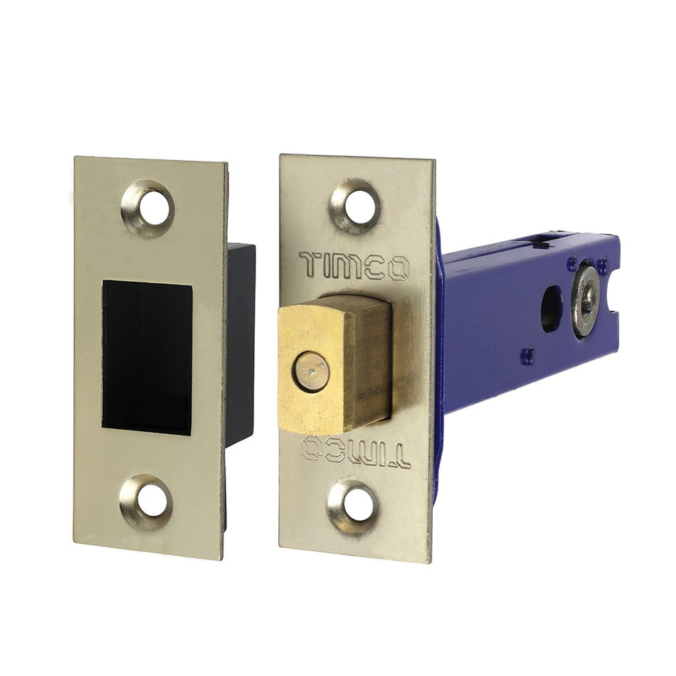 A heavy duty architectural pattern tubular deadbolt for use in high use domestic and commercial applications. The deadbolt is to be used in conjunction with a bathroom turn that has a 5mm spindle.