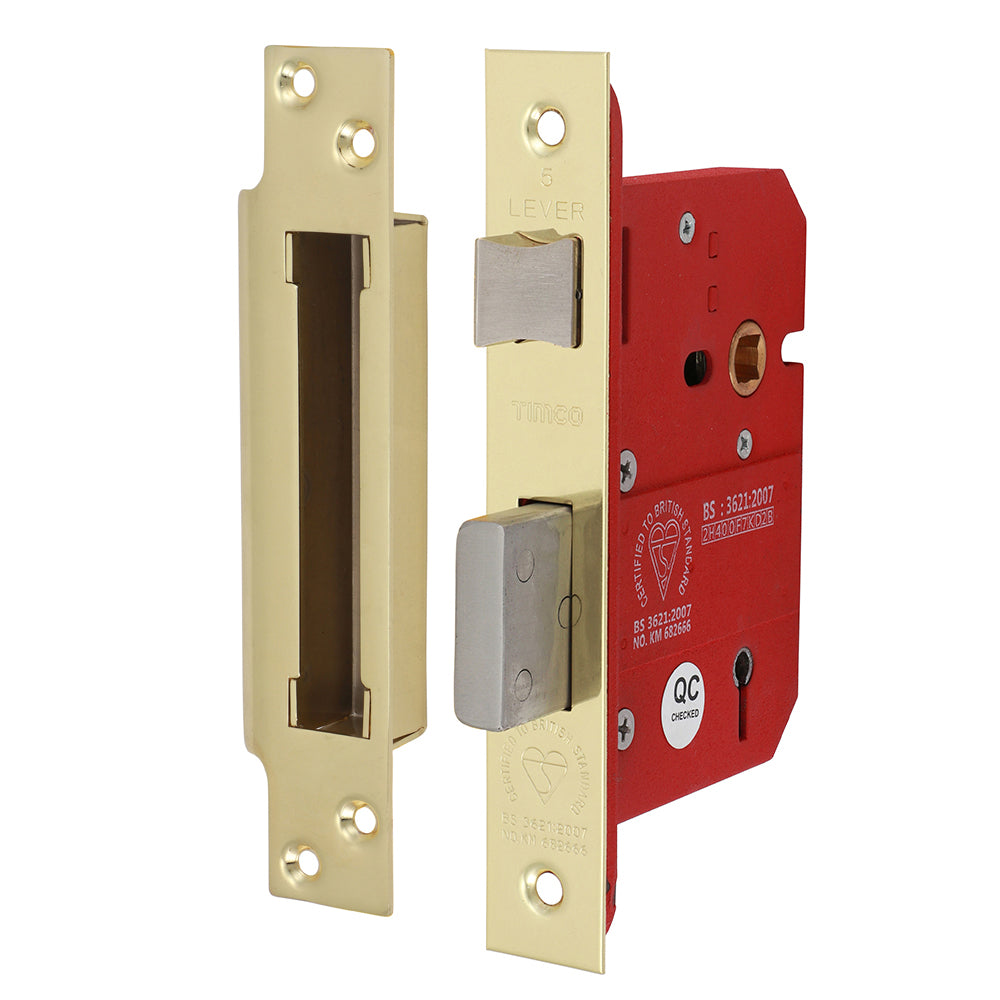 A high security mortice lock for use in interior and exterior doors in commercial and domestic environments. The lock has been rigorously tested to BS 3621:2007 which is a common requirement of building and content insurance policies. The heavy duty spring mechanism makes this lock ideal for sprung and unsprung door handles.