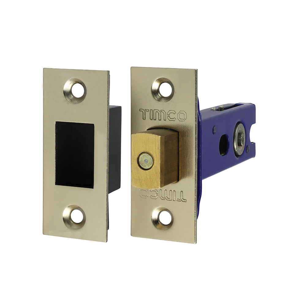 A heavy duty architectural pattern tubular deadbolt for use in high use domestic and commercial applications. The deadbolt is to be used in conjunction with a bathroom turn that has a 5mm spindle.