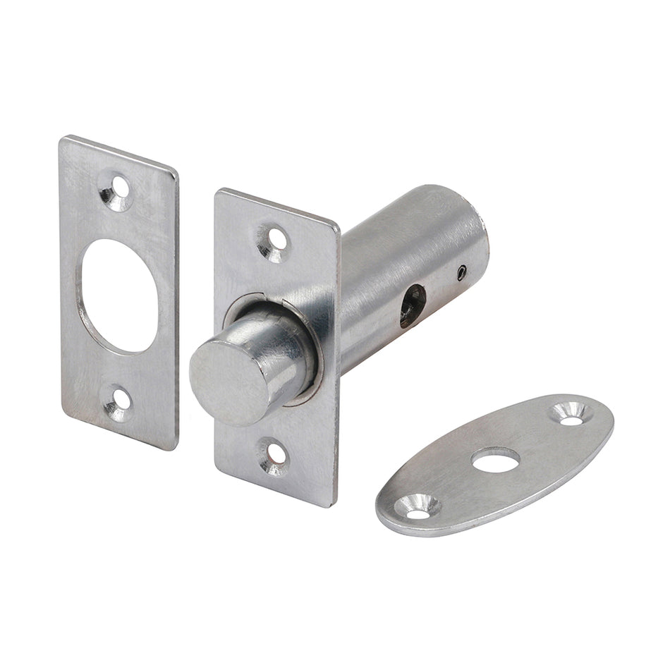 Window rack bolts are an ideal way to increase security on timber windows. They are morticed into the window and operated by a spline key that throws the bolt into the frame. For optimum security it is recommended that he bolts or fitted to the top and the bottom of the window.