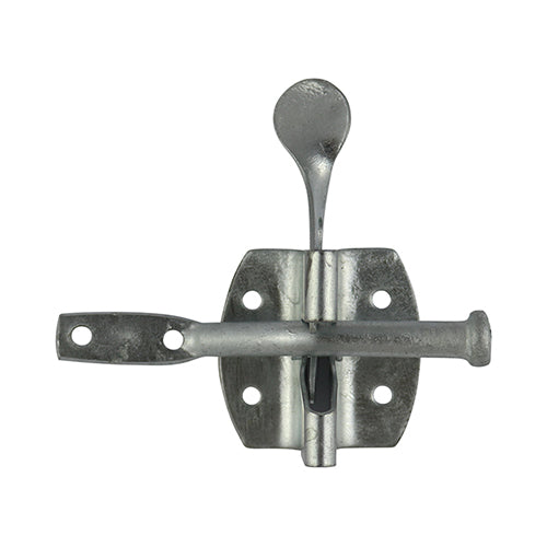 Automatically latches when the gate is shut and are pad-lockable for added security. Ideal for use in light domestic applications. Fixings included. 