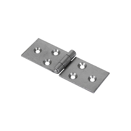 Steel backflap hinges are ideal for a wide variety of applications where a hinge is required be screwed to the face of the door, commonly when the door material is too thin for butt hinges.