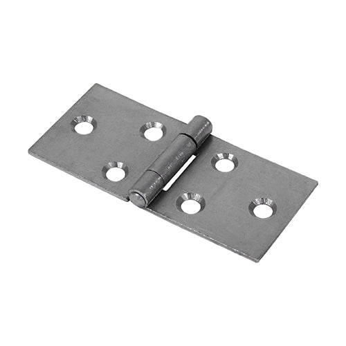 Steel backflap hinges are ideal for a wide variety of applications where a hinge is required be screwed to the face of the door, commonly when the door material is too thin for butt hinges.