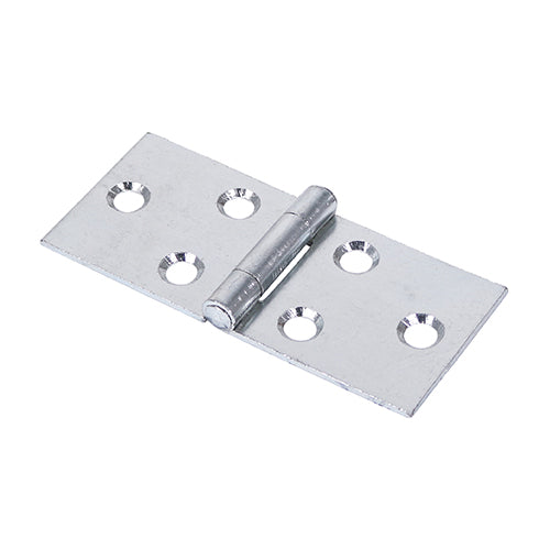 Steel backflap hinges are ideal for a wide variety of applications where a hinge is required be screwed to the face of the door, commonly when the door material is too thin for butt hinges.