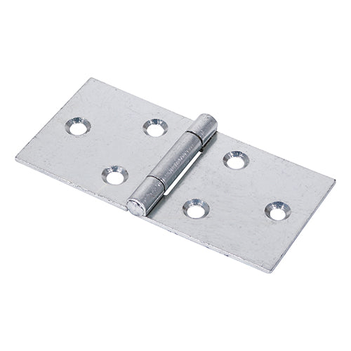 Steel backflap hinges are ideal for a wide variety of applications where a hinge is required be screwed to the face of the door, commonly when the door material is too thin for butt hinges.