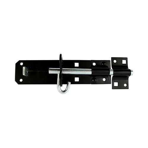 Brenton padbolts are used for securing flush mounted gates and shed doors in domestic and light commercial applications. They are pad-lockable and fixed with carriage bolts for added security. Fixings included. 