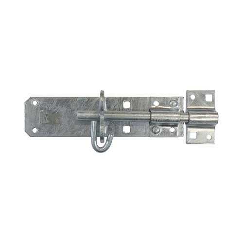 Brenton padbolts are used for securing flush mounted gates and shed doors in domestic and light commercial applications. They are pad-lockable and fixed with carriage bolts for added security. Fixings included. 