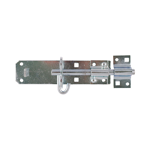 Brenton padbolts are used for securing flush mounted gates and shed doors in domestic and light commercial applications. They are pad-lockable and fixed with carriage bolts for added security. Fixings not included. 