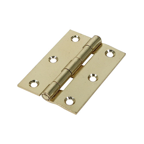 Cranked steel butt hinges with a fixed pin that are ideal for use on light duty internal applications.