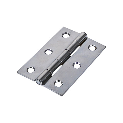 Cranked steel butt hinges with a fixed pin that are ideal for use on light duty internal applications.