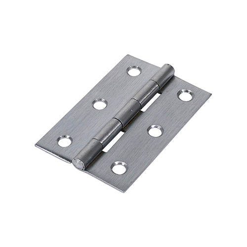 Cranked steel butt hinges with a fixed pin that are ideal for use on light duty internal applications.