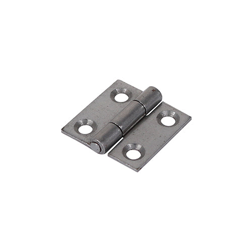 Cranked steel butt hinges with a fixed pin that are ideal for use on light duty internal applications.