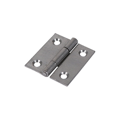 Cranked steel butt hinges with a fixed pin that are ideal for use on light duty internal applications.