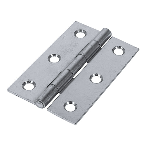 Cranked steel butt hinges with a fixed pin that are ideal for use on light duty internal applications.