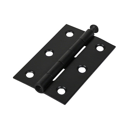 Cranked steel butt hinges with a loose pin that are ideal for use on light duty internal applications.  The hinge features a removable pin to enable quick door hanging and removal at a later date.