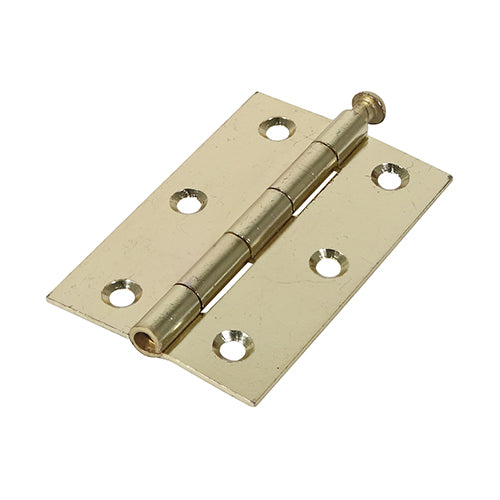 Cranked steel butt hinges with a loose pin that are ideal for use on light duty internal applications.  The hinge features a removable pin to enable quick door hanging and removal at a later date.