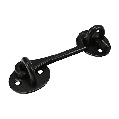 Ideal for retaining doors and gates in an open position in heavy domestic and agricultural applications. Made from cast iron for added strength and durability. Fixings not included.  