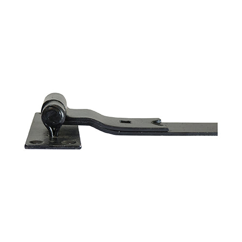 The cranked pattern hook and band hinges are for hanging the door or gate flush with the frame or post. They are ideal for heavy weight, high use doors, gates, garages and stables in domestic and agricultural applications. Depending on the weight distribution of the gate, the top or bottom pin can be mounted upside down to prevent unwanted removal of the gate. NOTE: Doors/gates over 2130mm / 7ft height, should be fitted with a third hinge to pre