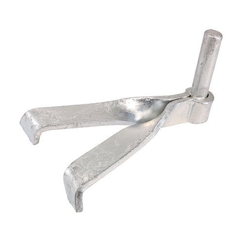 Gate hooks to build are used for embedding in between layers of the post brickwork and can be used with straight and cranked hook and band hinges. No fixings required.