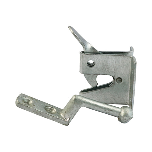 Automatically latches when the gate is shut and are pad-lockable for added security. Ideal for use in heavy domestic, commercial and agricultural applications. Fixings included. 