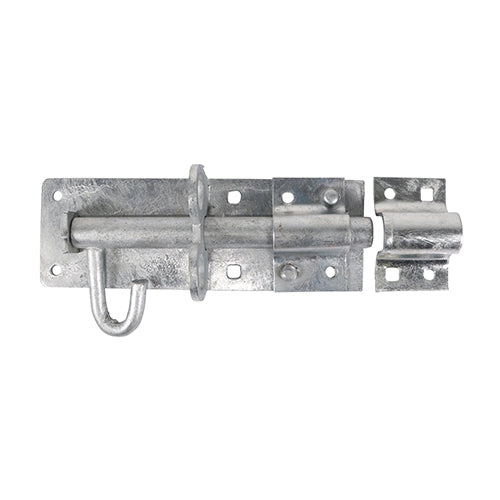 Heavy brenton padbolts are used for securing flush mounted gates and shed doors in heavy domestic, commercial and agricultural applications. They are pad-lockable and fixed with carriage bolts for added security. Fixings not included. 