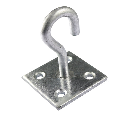 Ideal as an anchor point using chain, rope or wire. Fixings not included.  