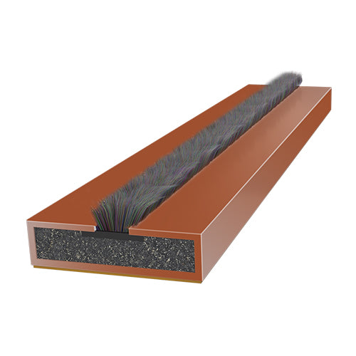 This pack contains enough lengths of intumescent strip for a full door. The strip comes supplied with a brush seal and is suitable for a fire and smoke doors.