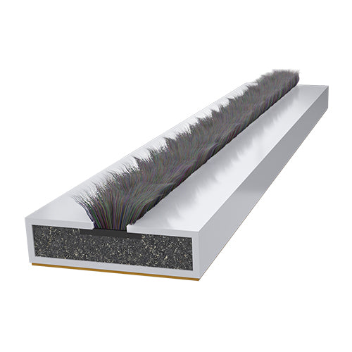 This pack contains enough lengths of intumescent strip for a full door. The strip comes supplied with a brush seal and is suitable for a fire and smoke doors.