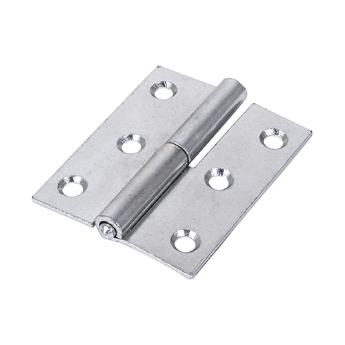 Lift off hinges are designed to enable the door to be lifted out of the frame after being fitted making them ideal for applications where regular cleaning, decorating or moving of furniture is required.