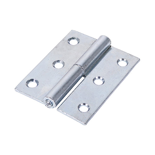 Lift off hinges are designed to enable the door to be lifted out of the frame after being fitted making them ideal for applications where regular cleaning, decorating or moving of furniture is required.