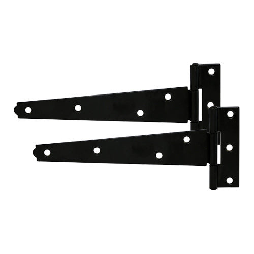 Ideal for lightweight low use gates, sheds and animal hutches. NOTE: Doors/gates over 2130mm / 7ft height, should be fitted with a third hinge to prevent warping. Fixings included. 