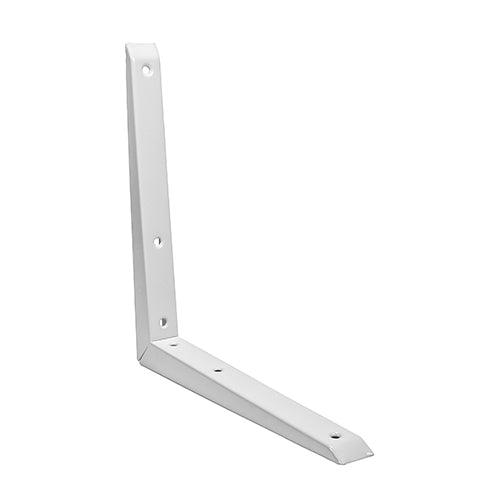 Mitred brackets are a quick and economic way to create shelving. They feature steel reinforcements at the mitred joint of the bracket to give added strength and durability.