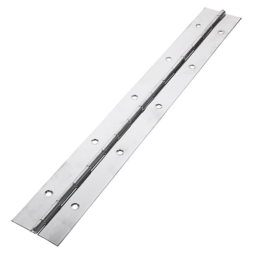 Piano hinges are also known as continuous hinges and are commonly fitted to piano lids. Additionally they have a wide variety of other uses and provide a neat solution for hinging any door or lid. The hinges do not require any rebating into the door or frame making them quick and easy to fit. They can be cut to size to suit the application.