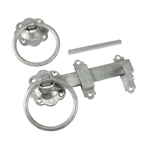 For use on light domestic gates. External handle allows the gate to be opened from the outside. Fixings not included.  