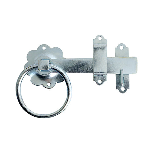 For use on light domestic gates. External handle allows the gate to be opened from the outside. Fixings included. 