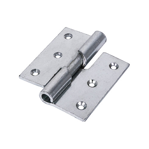 Steel rising hinges feature a spiral knuckle that lifts the door throughout the opening cycle making it ideal for applications where there is an uneven floor surface or obstructions such as deep pile carpets. The spiral feature will also enable to the door to self close making this a popular hinge choice for toilet or cubicle doors. As the knuckle is not fixed, it enables the door to be lifted off the hinge making it ideal for situations when do