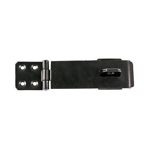 A low security hasp and staple for light domestic gates and shed doors. Fixings included. 