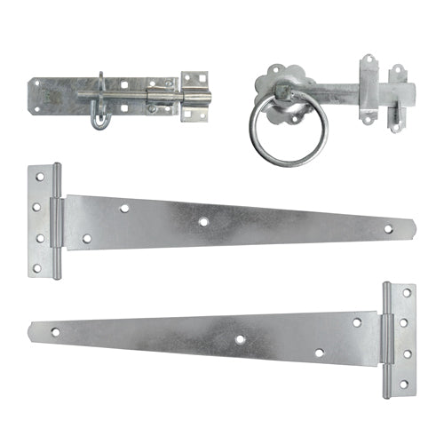 A complete gate kit for medium weight gates in domestic applications. Brenton padbolt is pad-lockable and bolt fixed for additional security. Fixings included. 