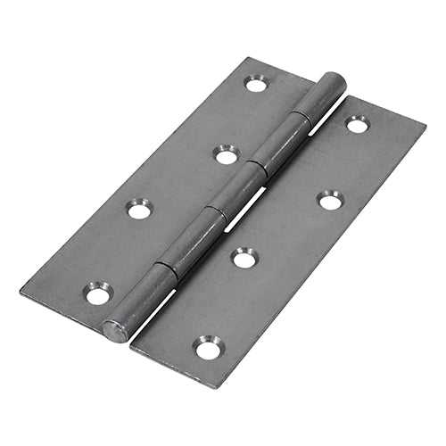 An uncranked hinge with a fixed pin and narrow hinge leafs making them ideal for thinner doors in internal applications.