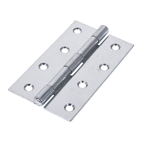 An uncranked hinge with a fixed pin and narrow hinge leafs making them ideal for thinner doors in internal applications.