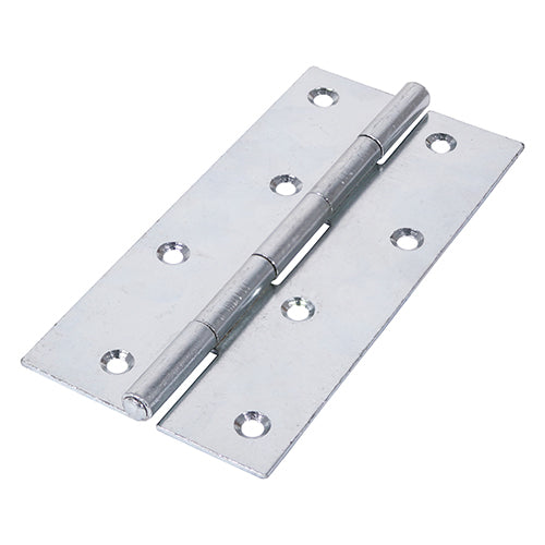 An uncranked hinge with a fixed pin and narrow hinge leafs making them ideal for thinner doors in internal applications.