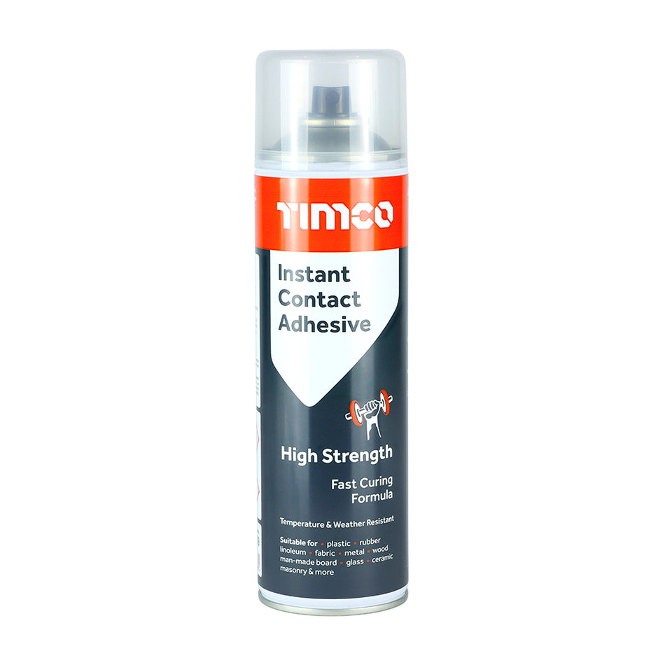 A premium grade high strength, instant adhesive for internal and external applications. Ideal for : Humid and damp environments such as kitchens and bathrooms. 