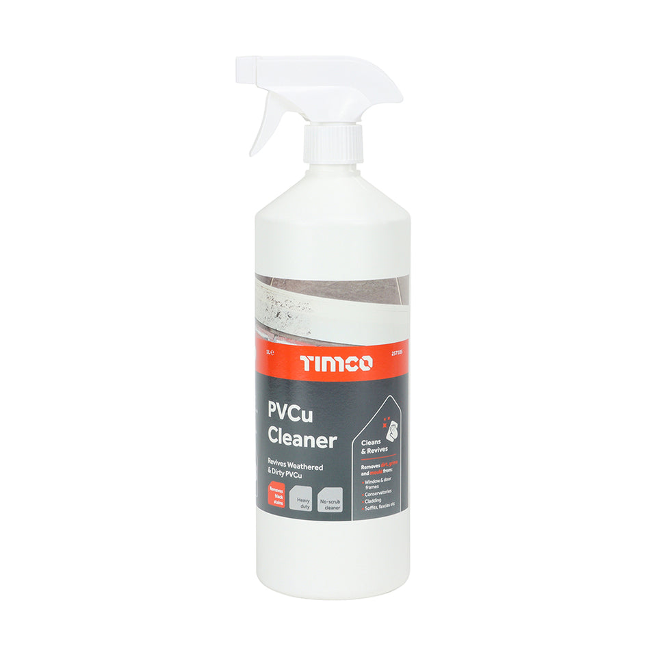 A heavy duty cleaner for transforming weathered and dirty PVCu surfaces. It provides protection and makes PVCu look as good as new. Ideal for window and door frames, conservatories, cladding, soffits, fascias and more.