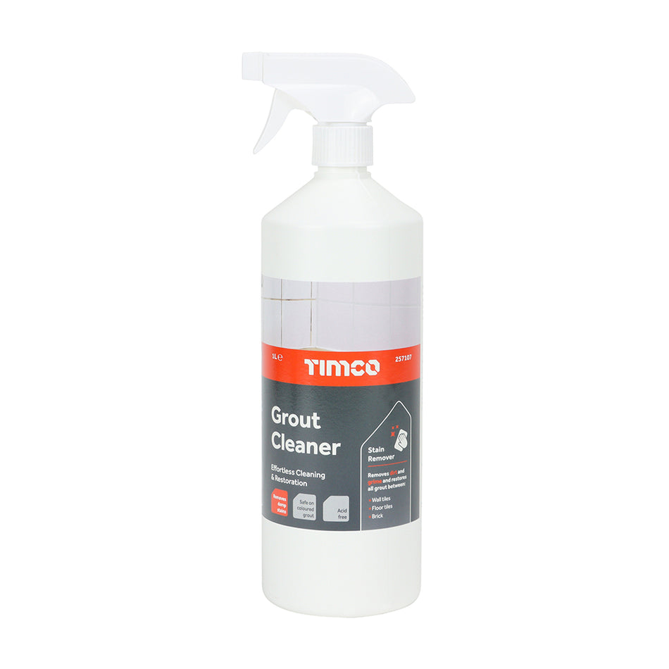 A powerful cleaning agent formulated for removing dirt and grime from grout. Contains buffing and deep cleaning properties to leave grout lines looking as good as new. Ideal for all types of grout between wall tiles, floor tiles and brick.