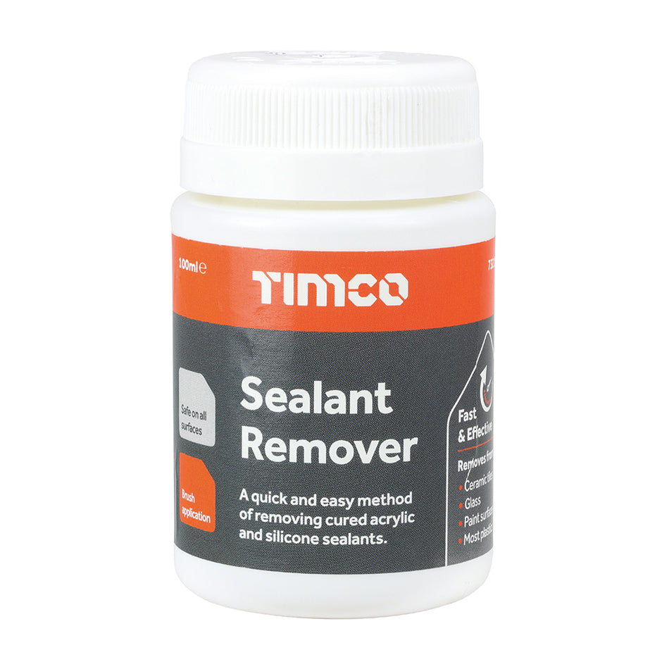 A quick and easy method of removing cured acrylic and silicone sealants. from ceramic tiles, glass, painted surfaces and most plastics. The thick gel coat penetrates and breaks down the silicone for effortless removal. Ideal for baths & shower trays, sinks, toilets & basins, window frames and more.