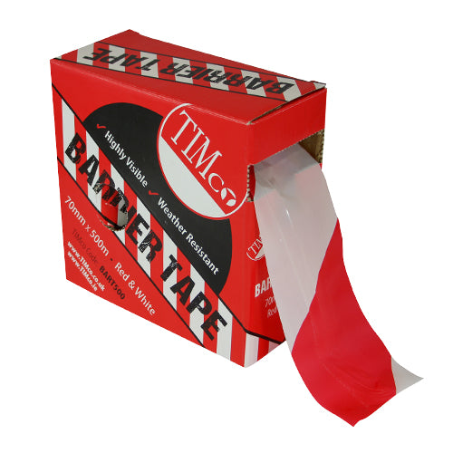 A durable non-adhesive polythene barrier tape, ideal for marking out hazardous areas. Can be used internally and externally. Comes in a convenient dispensing box for easy storage and application. 