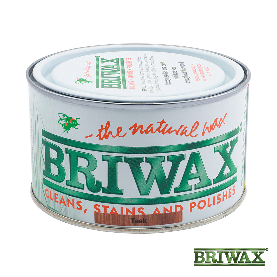 Briwax Original is formulated with fast drying, stronger solvents which speed up drying and also increase the cleaning ability of the wax slightly. This means that it will renovate older dirtier furniture and leave you with the deep grain enriching Briwax shine. Unsealed wooden surfaces should be smooth, dry and clean.