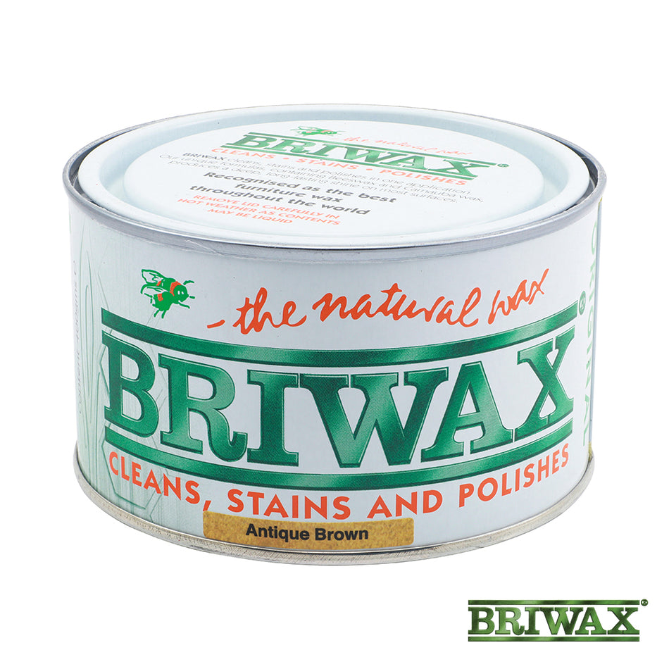 Briwax Original is formulated with fast drying, stronger solvents which speed up drying and also increase the cleaning ability of the wax slightly. This means that it will renovate older dirtier furniture and leave you with the deep grain enriching Briwax shine. Unsealed wooden surfaces should be smooth, dry and clean.