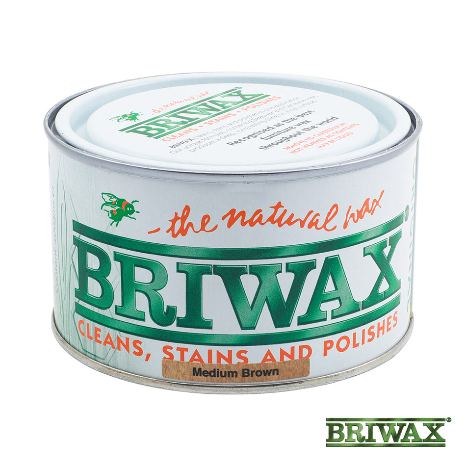 Briwax Original is formulated with fast drying, stronger solvents which speed up drying and also increase the cleaning ability of the wax slightly. This means that it will renovate older dirtier furniture and leave you with the deep grain enriching Briwax shine. Unsealed wooden surfaces should be smooth, dry and clean.